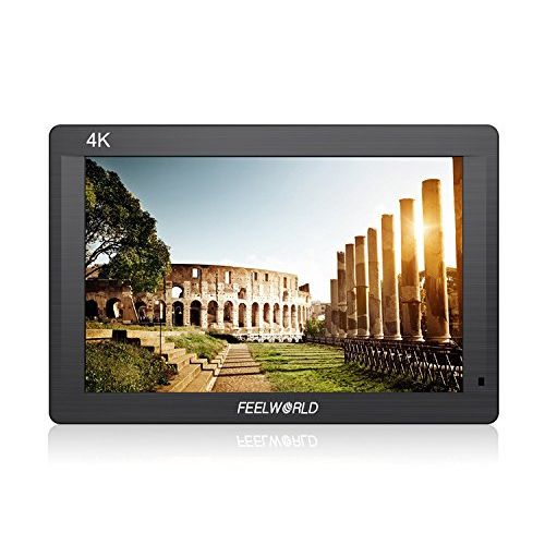  FEELWORLD Feelworld 7 Inch IPS Full HD 1920x1200 Field Monitor Supports 4K UHD HDMI InputOutput 1200:1 High Contrast 450cdm2 High Brightness for Canon Nikon DSLR Camera with MicroFiber Clo
