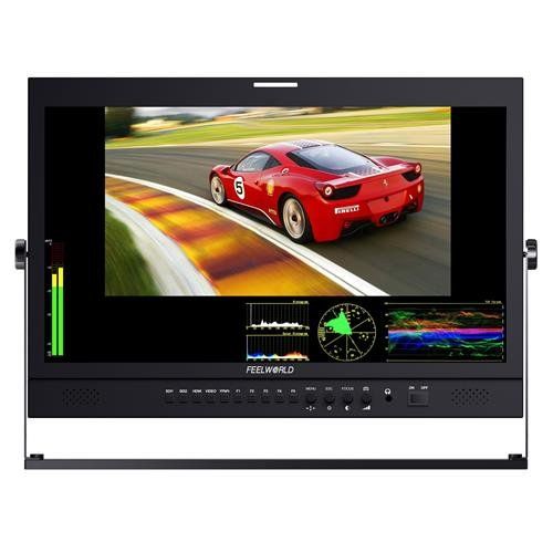  FEELWORLD Feelworld 21.5 Aluminum Design IPS 1920×1080 3G -SDIX2 HDMI 4k Production Monitor with Waveform, Vector Scope, Histogram