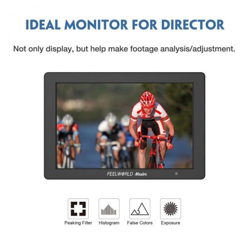  FEELWORLD T7 7 inch 4K DSLR Video Monitor, Full HD 1920x1200 IPS Aluminum Camera Field Monitor with 4K HDMI 8V DC inOut