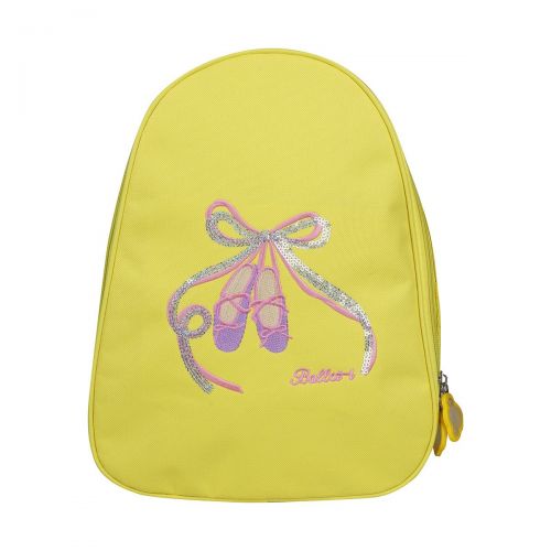  FEESHOW Girls Kids Ballet Dance Backpack Shoes Embroidered School Shoulder Bag