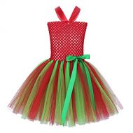 FEESHOW Kids Girls Rainbow/Cat Halloween Princess Fancy Tutu Dress Costume with Headband Party Outfit Clothes