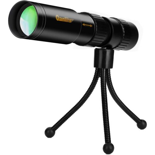  [아마존베스트]FELICON Monocular Telescope, 10-300X32 High Power Compact Portable Pocket HD BAK4 Prism Tripod Monocular with Weak Night Vision for Adults and Kids,Zoom Monocula Waterproof for Bird Watchi