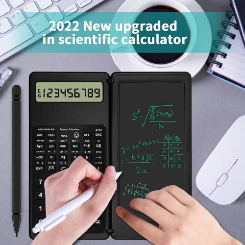  FELIMAI Scientific Calculator - Calculator with Notepad 10-Digit LCD Display Electronic Office Calculator Advanced Engineering Scientific Calculators for Students Office High School or Col