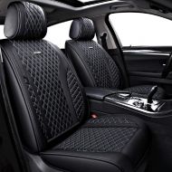 FENGWUTANG Car Seat Cushion Cover,Universal Leather Waterproof Front and Rear 5 Seats Full Set Car Seat Covers for Most Cars SUV Van