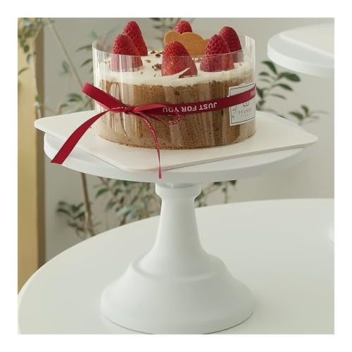  3-Set Cake Stands, White Dessert Display Plate Cupcake Stands for Baby Shower Wedding Birthday Party Celebration Home Decor