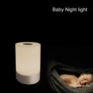 FGKING LED Table Lamp, Colorful Night Light,LED Bedside Table Lamp,Touch Sensor Mood Lamp Dimmable Warm White Light Rechargeable Touch Bedside Table Lamps