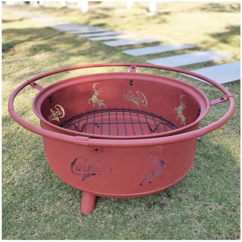 FGVDJ Outdoor Bowl Barbecue Rack Wood Stove Garden Firewood Bonfire Rack Home Charcoal Heating Stove Carbon Grill Brazier