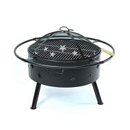 FGVDJ Bonfire Party Big Brazier Outdoor Barbecue Courtyard Charcoal Heating Stove Grilling Stove Wood Stove Wood Firewood Camp Brazier