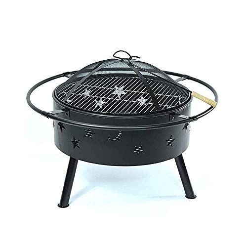  FGVDJ Bonfire Party Big Brazier Outdoor Barbecue Courtyard Charcoal Heating Stove Grilling Stove Wood Stove Wood Firewood Camp Brazier