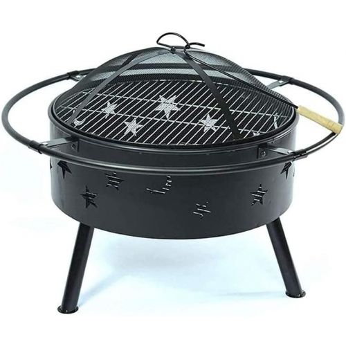  FGVDJ Bonfire Party Big Brazier Outdoor Barbecue Courtyard Charcoal Heating Stove Grilling Stove Wood Stove Wood Firewood Camp Brazier