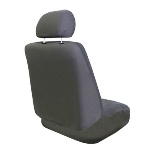  FH Group Faux Leather Seat Covers, Pair, Gray