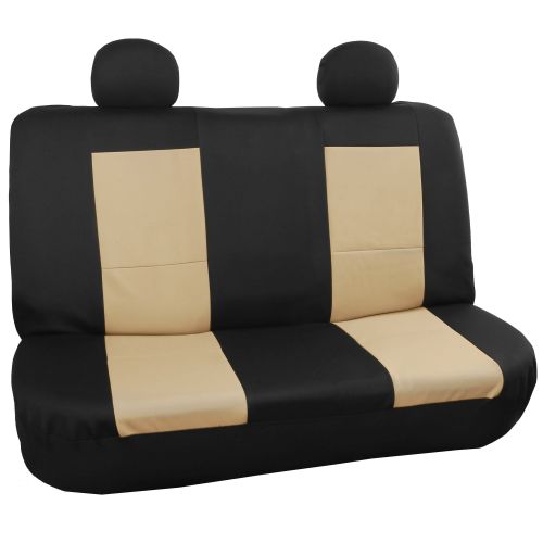  FH Group FH GROUP EVA Foam Premium Waterproof Full Set Car Seat Covers, Beige