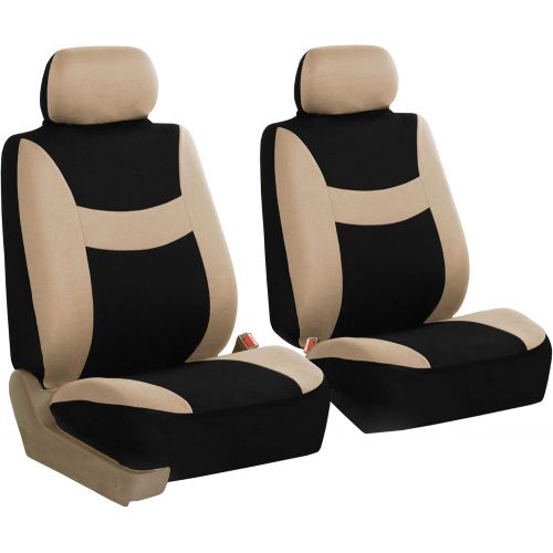  [아마존 핫딜] FH Group FB030BEIGEBLACK115 full seat cover (Side Airbag Compatible with Split Bench Beige/Black)