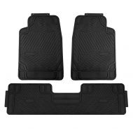 FH Group FH GROUP FH-F11309 Heavy Duty Rubber All Weather Floor Mats Black