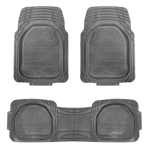  FH Group FH GROUP F11323 Supreme Trimmable Rubber Floor Mat- Fit Most Car, Truck, Suv, or Van
