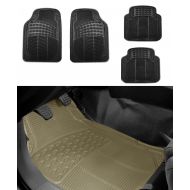 FH Group FH-R11305 High Quality Rubber Floor Mats Black