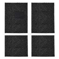 FH Group F12020 Universal Waterproof Car Floor Mats, Trim to Custom fit All-Season Heavy-Duty Durable Thick, Soft, Comfortable and Easy Clean- Solid Black