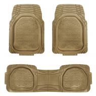 FH Group FH GROUP F11323 Supreme Trimmable Rubber Floor Mats- Fit Most Car, Truck, Suv, or Van
