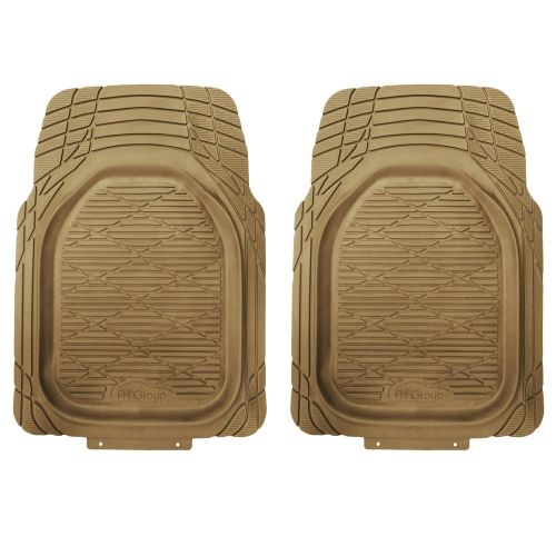  FH Group FH GROUP F11323 Supreme Trimmable Rubber Floor Mats- Fit Most Car, Truck, Suv, or Van