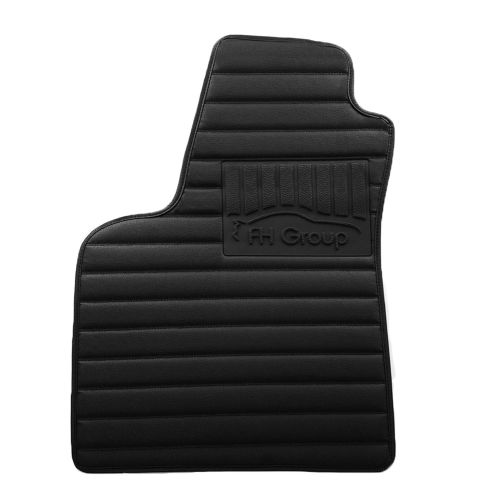  FH Group FM12021-BLACK-AVC Custom-fit Heavy-Duty Faux Leather Car Floor Mats Liners Anti-Slip Backing for Audi Q5 2009-2017