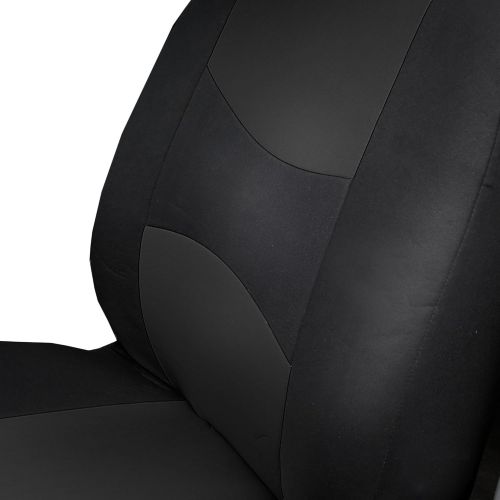  FH Group FH-FB051115 + R11305 Combo Set: Multifunctional Flat Cloth Seat Covers  Full Set