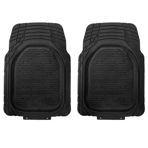  FH Group F11323 Supreme Trimmable Rubber Floor Mats- Fit Most Car, Truck, SUV, or Van