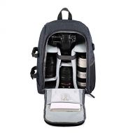 FHGJ Waterproof Digital DSLR Camera Bag Camera Backpack Video Bag Multi-Functional Camera Backpack Video Digital DSLR Bag Case