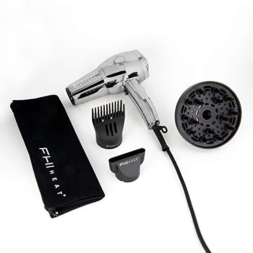  FHI Heat Platform Nano Lite 1900 Turbo Dryer Chrome, Gunmetal, 13.3 oz.