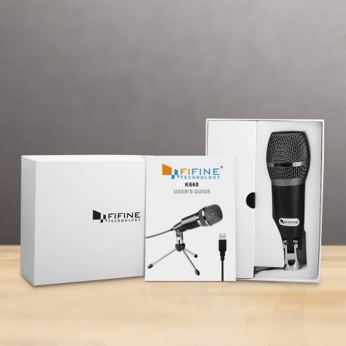  [아마존 핫딜]  [아마존핫딜]FIFINE USB Microphone, Plug and Play Home Studio USB Condenser Microphone for Skype, Recordings for YouTube, Google Voice Search, Games-Windows or Mac-K668