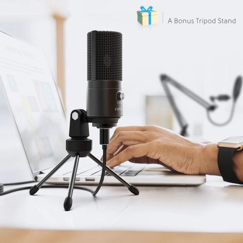  [아마존핫딜][아마존 핫딜] FIFINE Studio Condenser USB Microphone Computer PC Microphone Kit with Adjustable Scissor Arm Stand Shock Mount for Instruments Voice Overs Recording Podcasting YouTube Karaoke Gam