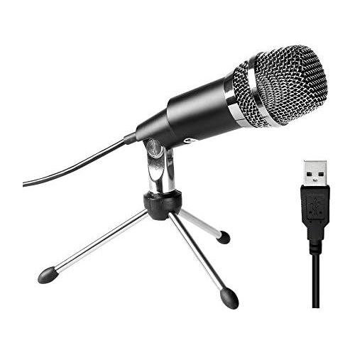  [아마존베스트]FIFINE USB Microphone, Plug and Play Home Studio USB Condenser Microphone for Skype, Recordings for YouTube, Google Voice Search, Games-Windows or Mac-K668