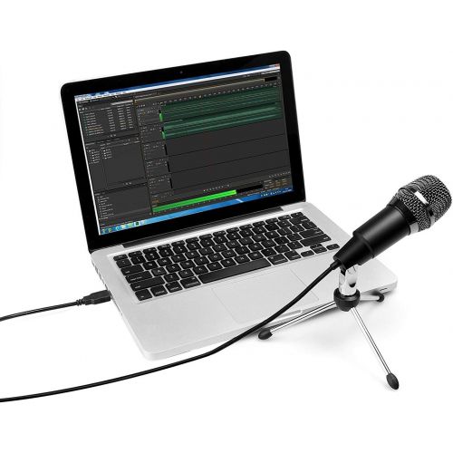  [아마존베스트]FIFINE USB Microphone, Plug and Play Home Studio USB Condenser Microphone for Skype, Recordings for YouTube, Google Voice Search, Games-Windows or Mac-K668