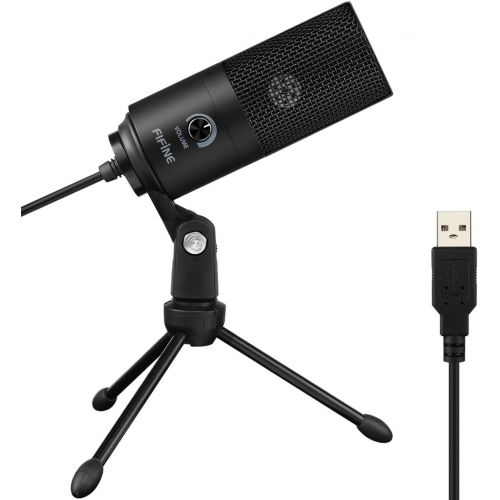  [아마존베스트]FIFINE USB Microphone,Fifine Metal Condenser Recording Microphone for Laptop MAC or Windows Cardioid Studio Recording Vocals, Voice Overs,Streaming Broadcast and YouTube Videos-K669B