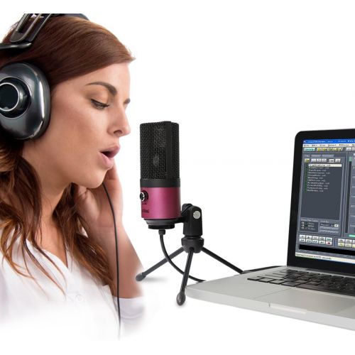  [아마존베스트]FIFINE Fifine USB Podcast Condenser Microphone Recording On Laptop, No Need Sound Card Interface and Phantom Power-K669