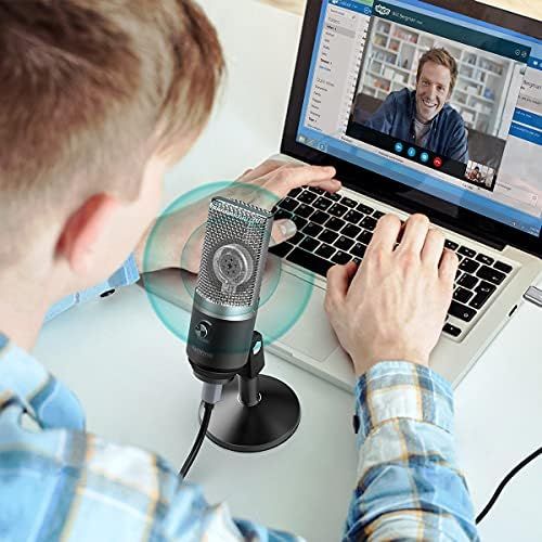  [아마존베스트]FIFINE K670 USB Microphone for Computer (Mac and Windows), Condenser Microphone Optimised for Recording and Streaming, Voice Over, Podcast for YouTube, Skype