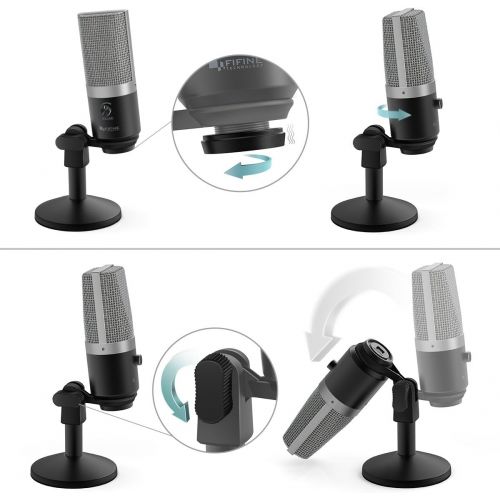  [아마존 핫딜] FIFINE TECHNOLOGY USB Microphone,Fifine PC Microphone for Mac and Windows Computers,Optimized for Recording,Streaming Twitch,Voice Overs,Podcasting for YouTube,Skype Chats-K670