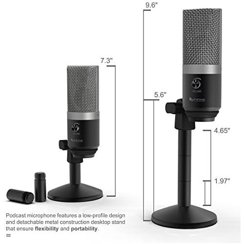  [아마존베스트]FIFINE TECHNOLOGY USB Microphone,Fifine PC Microphone for Mac and Windows Computers,Optimized for Recording,Streaming Twitch,Voice Overs,Podcasting for YouTube,Skype Chats-K670