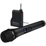 [아마존베스트]FIFINE TECHNOLOGY Wireless Microphone,Fifine Handheld Dynamic Microphone Wireless mic System for Karaoke Nights and House Parties to Have Fun Over The Mixer,PA System,Speakers-K025