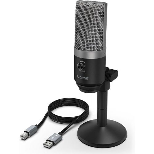  [아마존베스트]FIFINE TECHNOLOGY USB Microphone,Fifine PC Microphone for Mac and Windows Computers,Optimized for Recording,Streaming Twitch,Voice Overs,Podcasting for YouTube,Skype Chats-K670