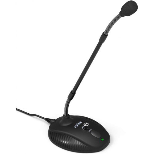  [아마존베스트]FIFINE TECHNOLOGY Computer Microphone,Fifine Desktop Gooseneck Microphone,Mute Button with LED Indicator,USB Microphone for Windows and Mac Ideal for Gaming Streaming YouTube Podcast-K052