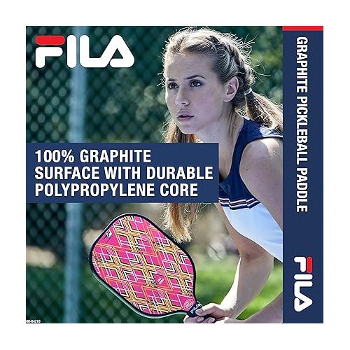 FILA Accessories Pickleball Paddles Graphite - Official Pickleball Paddles Lightweight Comfort Grip