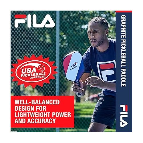  FILA Accessories Pickleball Paddles Graphite - Official Pickleball Paddles Lightweight Comfort Grip