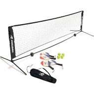 FILA Accessories Pickleball Net Set - Includes Pickleball Paddles Set of 4 with Regulation Size 4 Outdoor Balls & 10ft All Weather Mesh Net for Indoor or Outdoor Use - Lightweight, Quick & Easy Setup