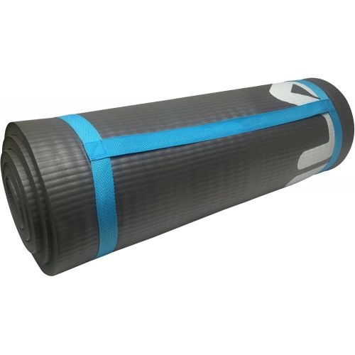  FILA Accessories Fitness & Exercise Mat Extra Thick Yoga, Pilates & Floor Exercises (10mm or 15mm Thick)