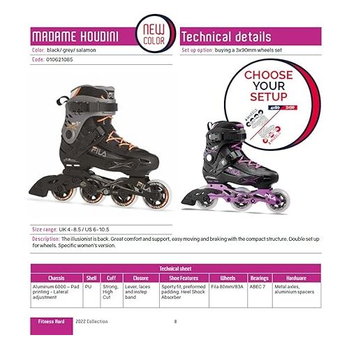  Madame Houdini Inline Skates for Women