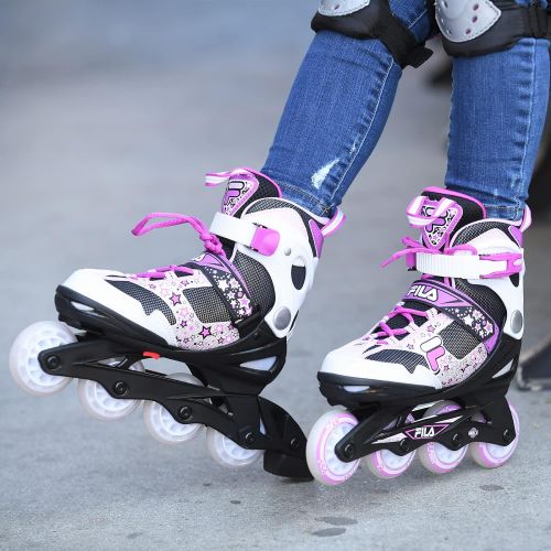  FILA Skates - J-One Adjustable Inline Skates for Girls and Boys