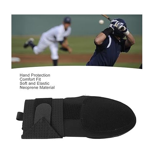  Baseball Sliding Mitt, Adult Baseball Hand Baseball for Hand Protection Adult Softball Baseball Hand Guard - Elastic Compression Strap