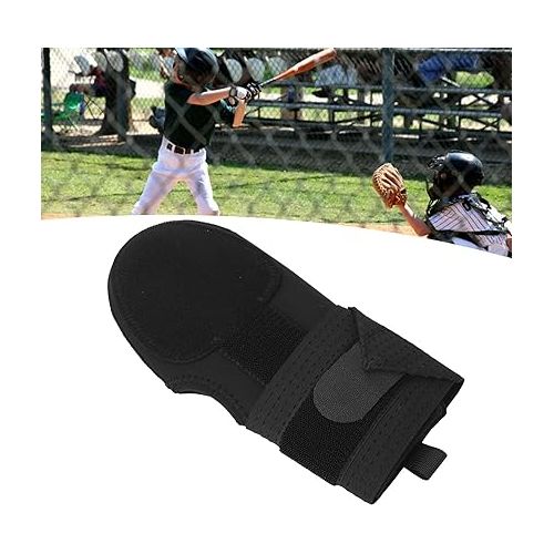  Baseball Sliding Mitt, Adult Baseball Hand Baseball for Hand Protection Adult Softball Baseball Hand Guard - Elastic Compression Strap