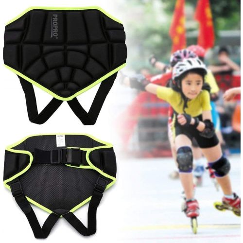  FILFEEL Protective Butt Pad, Children Extreme Sports Hip Pad Hockey Ski Snow Boarding Skate Hip Protection Mat Padded Impact Shorts (Children Under 12 Years Old)