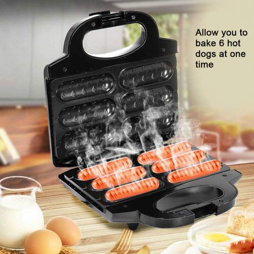  [아마존베스트]FILFEEL 850 W Waffle Corn Dog Maker Hot Dog Press Maker Home Corn Dog Sausage Muffin Cooking Machine EU Plug 220-240 V